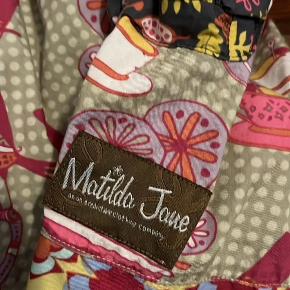 Matilda Jane Character Counts Multi Color Print Design Dress - Picture 7 of 8